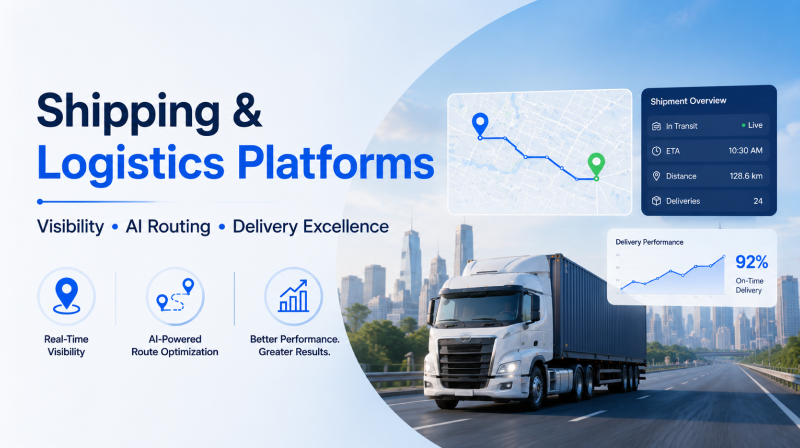 How Shipping and Logistics Platforms Improve Shipment Visibility, Route Optimization, and Delivery Performance