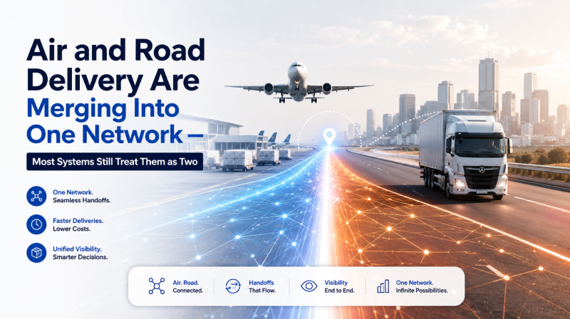 Air and Road Delivery Are Merging Into One Network — Most Systems Still Treat Them as Two