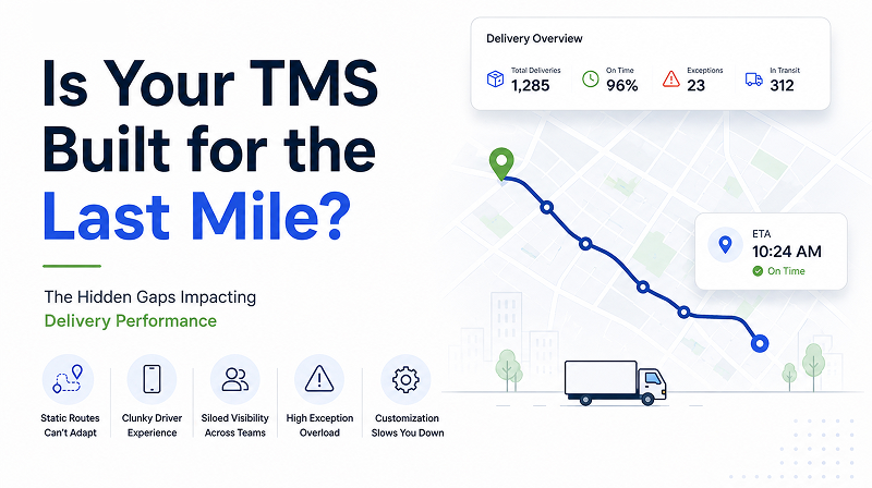 What Most Transportation Management Systems Get Wrong About Last-Mile Delivery